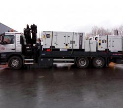 Delivery by VD Power of Himoinsa generators to Cofely Fabricom
