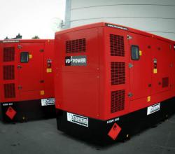 Synchronously working gensets